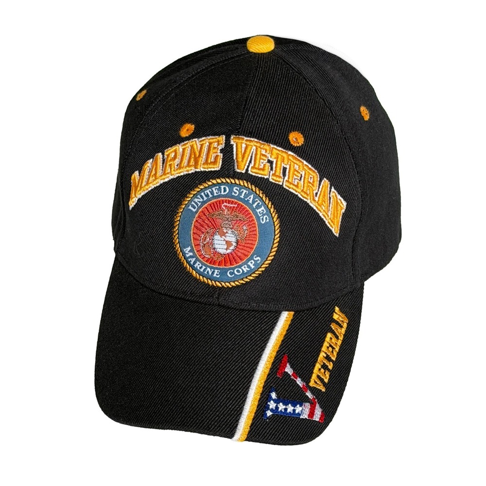 Marine Veteran United States Marine Corps Black Hat Medals Of America USA